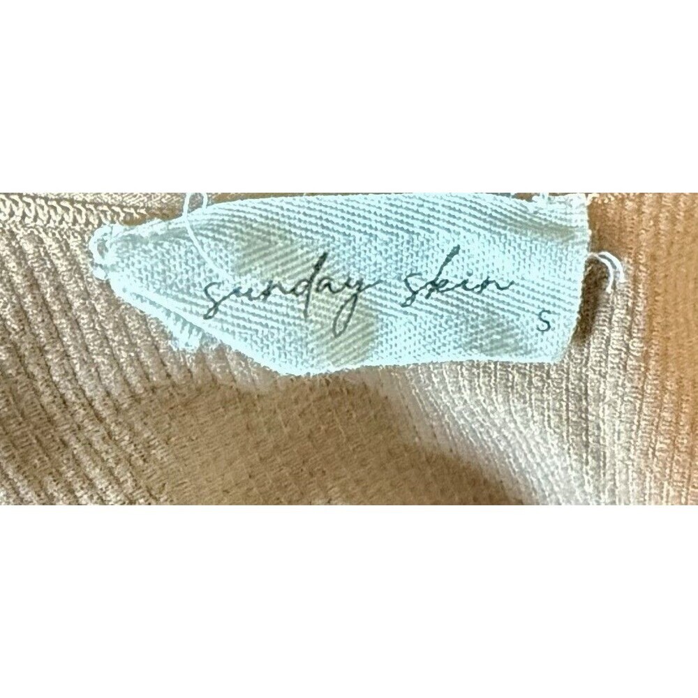 Sunday Skin Tank Top Womens Size S Cameo Excellent Condition - Picture 3 of 4